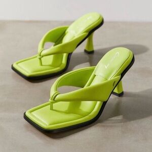 Sam Edelman Lime Green Women's Heeled Sandals